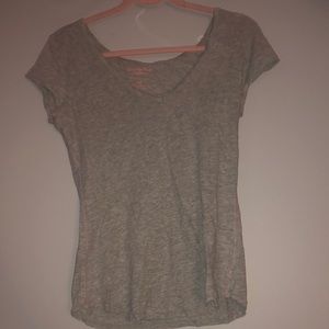 American Eagle Gray V-neck